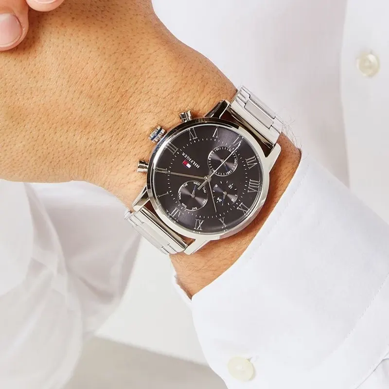 Tommy Hilfiger Kane Chronograph Grey Dial Men's Watch | 1791397